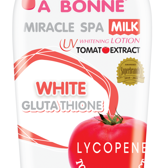 A BONNE’ MIRACLE SPA MILK UV WHITEING LOTION+ TOMATO EXTRACT 500ML