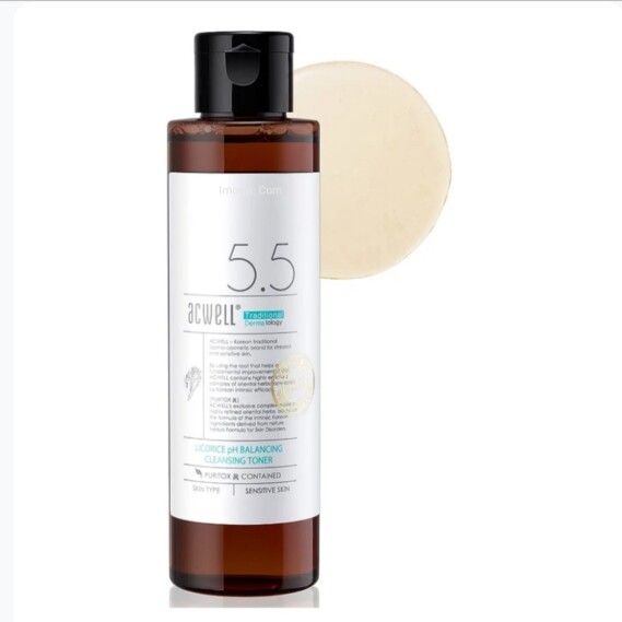ACWELL  Licorice pH Balancing Cleansing Toner 5.1 fl. oz. / 150ml