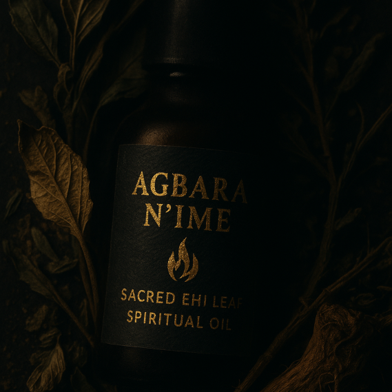 Agbara N’ime: Sacred Ehi Leaf Spiritual Oil