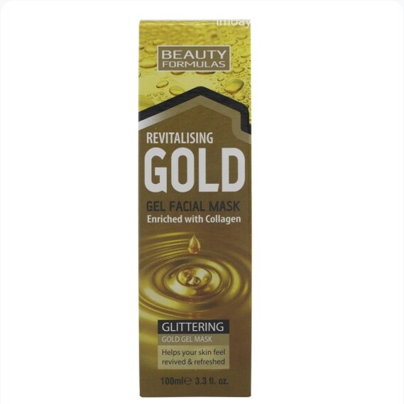 Beauty Formulas Revitalising Gold Gel Facial Mask 100 ml