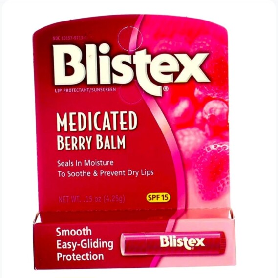 Blistex Medicated Berry Balm SPF 15 0.15 oz