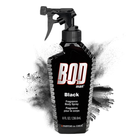 BOD man Black Body Spray 8 oz.