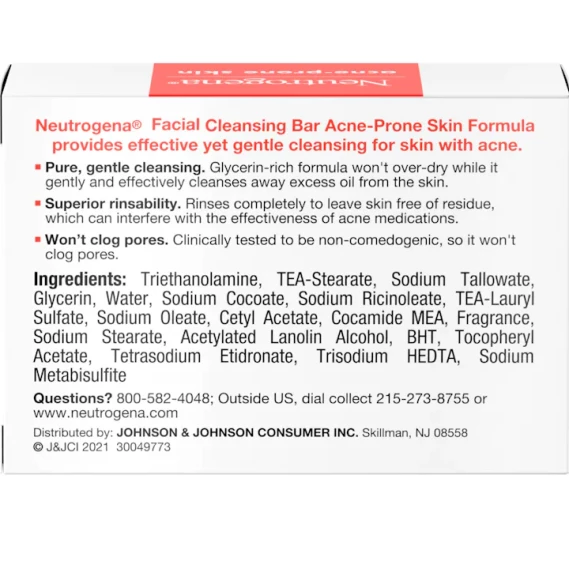 Neutrogena Bar for Acne-Prone Skin 99g