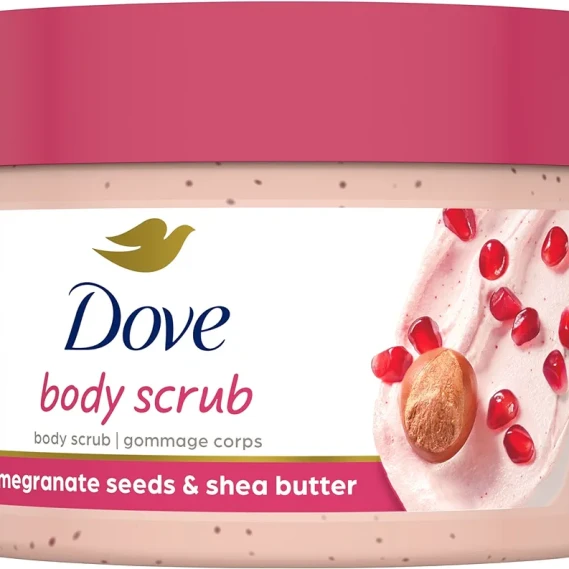 Dove Pomegranate Seeds & Shea Butter Exfoliating Body Scrub 10.5 oz