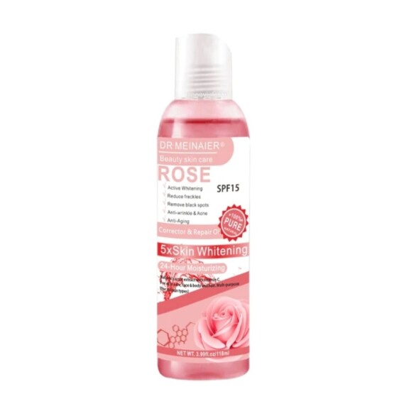 Dr Meinaier Rose Whitening Moisturizing Oil SPF15, 118ml