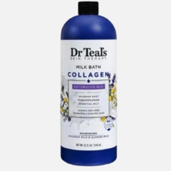 Dr Teal's Collagen Restorative Skin Milk Bath  32 fl oz 946ml