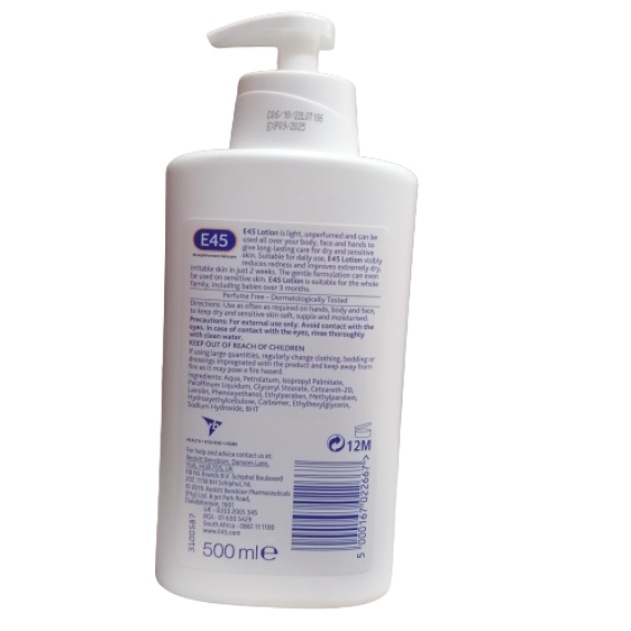 E45 Moisturising Lotion 500ml