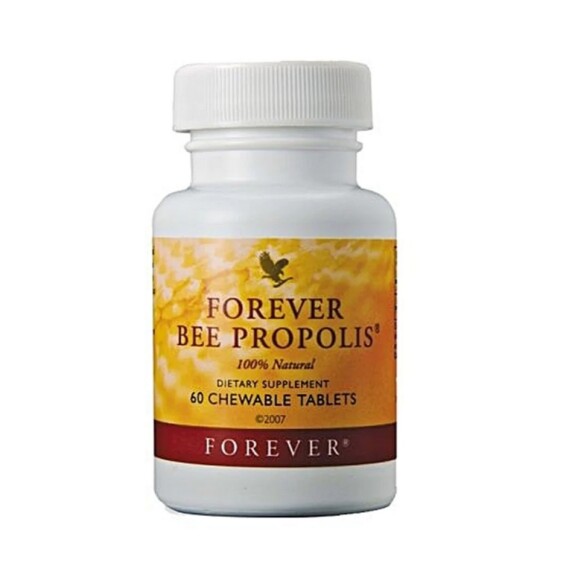 FOREVER BEE PROPOLIS  100% Natural  DIETARY SUPPLEMENT 60 CHEWABLE TABLETS