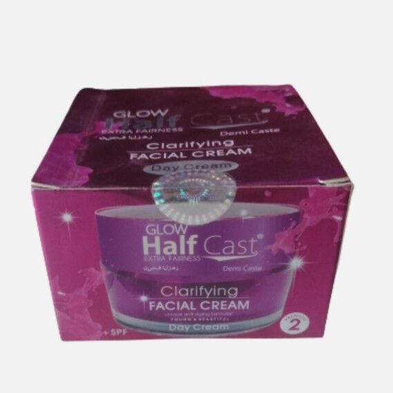 GLOW Half Cast EXTRA FAIRNESS CLARIFYING FACIAL CREAM 30G