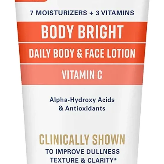 Gold Bond Bright Daily Body & Face Lotion With Vitamin C, 8 oz.