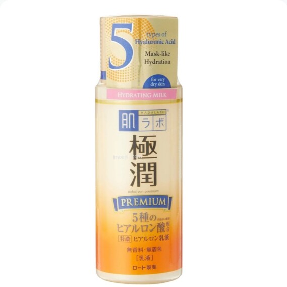 Hadalabo Gokujun Premium Tokuno Hyaluronic Milky Lotion