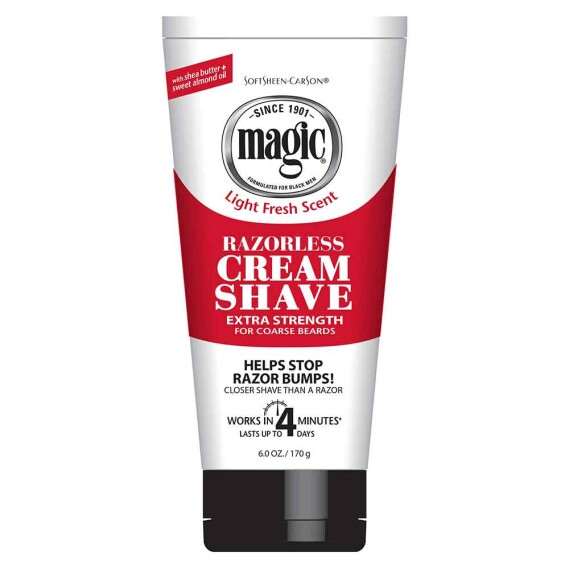 Magic Razorless Cream Shave Extra Strength Shaving Cream