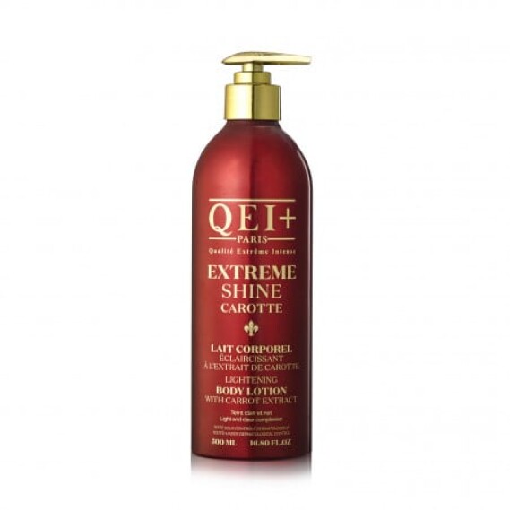 QEI+ Lightening Body Lotion Extreme Shine CARROT  16.80 Fl.Oz