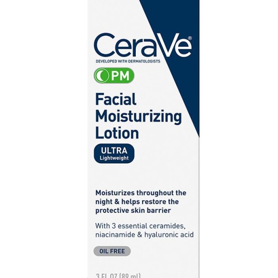 Cerave PM Facial Moisturizing Lotion LIGHTWEIGHT, OIL-FREE NIGHT CREAM