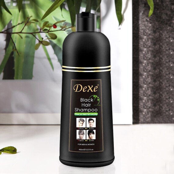 Dexe Black hair shampoo one bottle 400ml