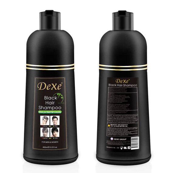 Dexe Black hair shampoo one bottle 400ml