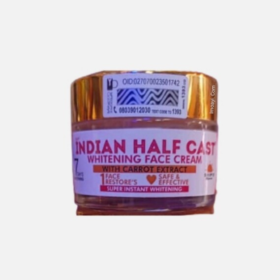 INDIAN HALF CAST WHITENING FACE CREAM
