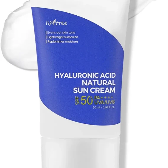 ISNTREE Hyaluronic Acid Natural Suncream SPF50 PA++++ 50ml, 1.69 fl.oz