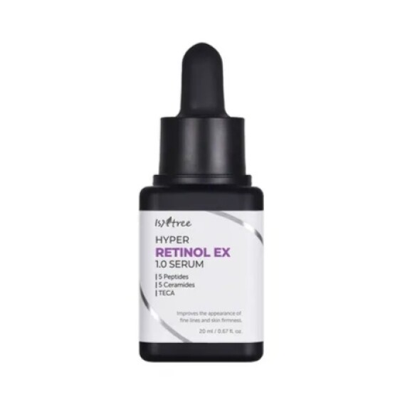 Istree  HYPER  RETINOL EX  1.0 SERUM  15 Peptides  15 Ceramides  TECA  Imexevers the appearance of fretors and skin  20/067