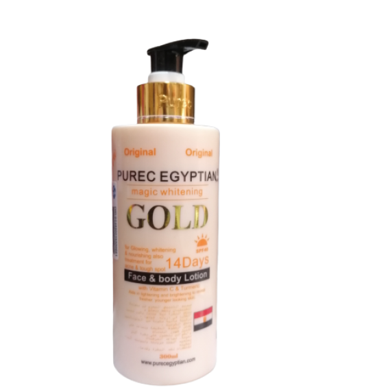 Purec Egyptian Magic Whitening Gold Lotion  300ml