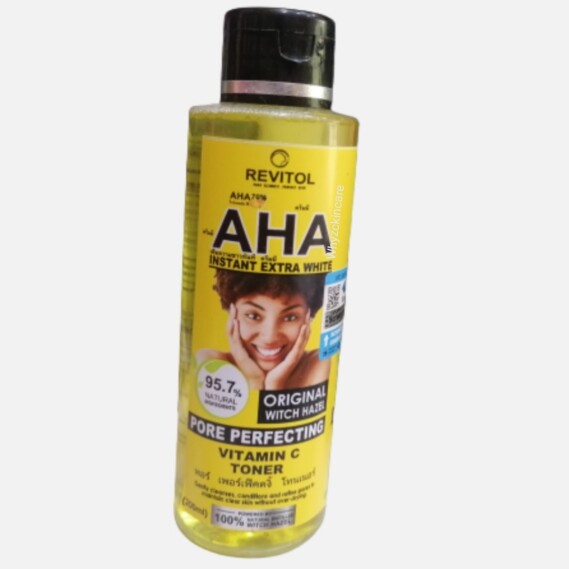 REVITOL  AHA  INSTANT EXTRA WHITE PORE PERFECTING TONER 200ML