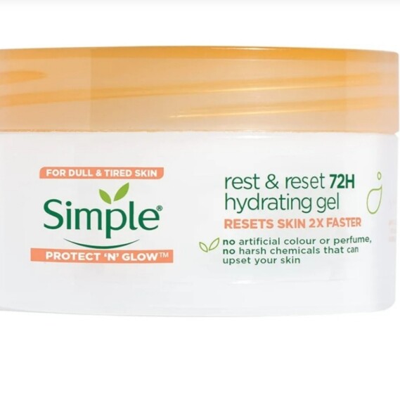 Simple Protect 'n' Glow Rest and Reset 72h Hydrating Gel Cream 50ml