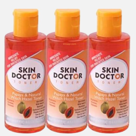SKIN DOCTOR  PAPAYA & NATURAL WITCH HAZEL TONER 200ML