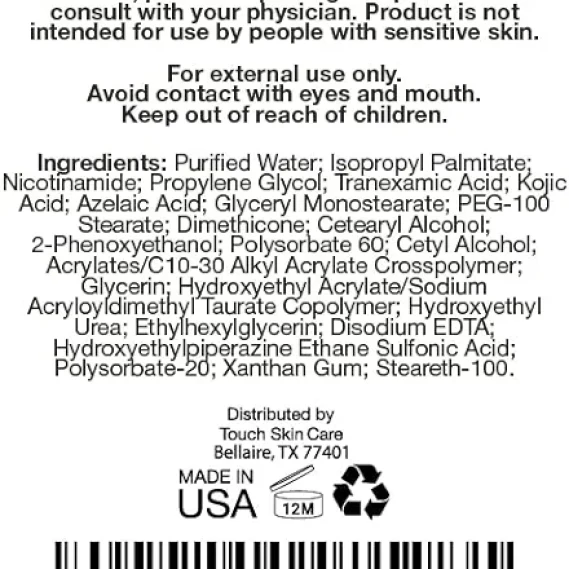 Touch Bright And Clear Cream 56.7g