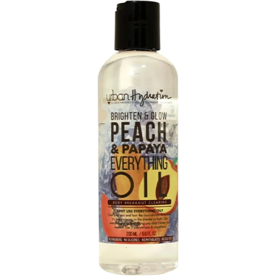 Urban Hydration Brighten & Glow Peach & Papaya Everything Body Oil 200ml