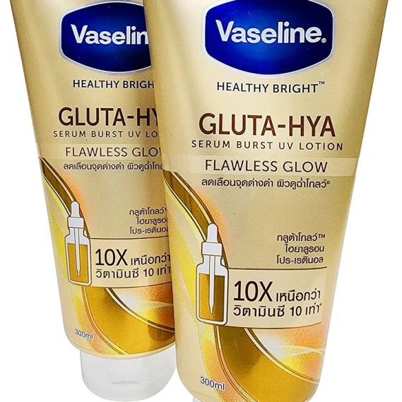 Vaseline Gluta - Hya Flawless Glow Serum Burst UV Body Lotion 300ml